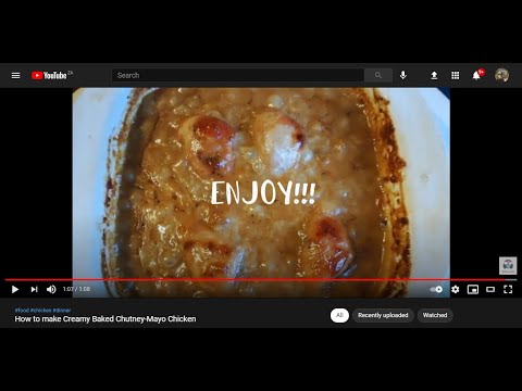 How to make Creamy Baked Chutney-Mayo Chicken