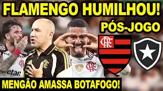 FLAMENGO HUMILHOU O BOTAFOGO NO ENGENHÃO! GOLAÇO DE LÉO PEREIRA DE FALTA! PÓS JOGO DO MENGÃO! E+