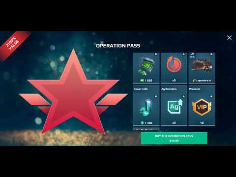 6000 havoc components B Operation pass Ardent vipers War Robots