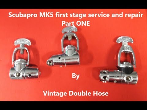 Scubapro MK5 First Stage Service and Repair by Vintage Double Hose