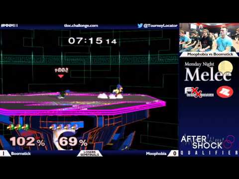 MNM11 Melee - Boomstick (Green Falco) vs Moophobia (Default Falco) - Losers Semifinals