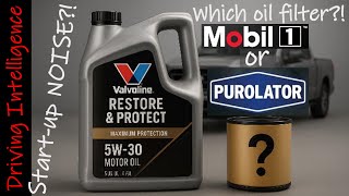 Loud Startup Noise With Purolator Boss! Can An Oil Filter Increase Start-up Noise Boss vs. Mobil 1