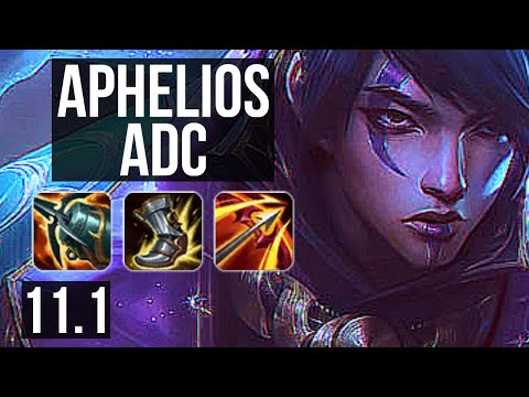 APHELIOS & Thresh vs TRISTANA & Blitzcrank (ADC) | 5/0/4, 300+ games | KR Diamond | v11.1