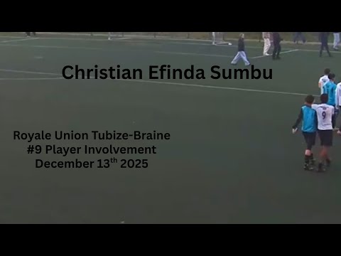 Christian Efinda Sumbu - R.U Tubize-Braine vs R.C.S Brainois *ABANDONED* #9 Player Involvement Video