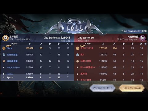 Guild War 13 September 2023 Session 13 - S27 至尊皇朝 vs S23 天魔神聯盟 - Dynasty Legends 2