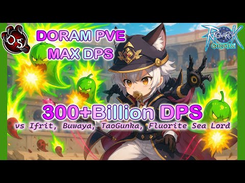 DORAM BEST MAGIC DPS IN PVE! EZ MAX DPS IN TR! 300 BILLION DPS VS NEW MVPS!