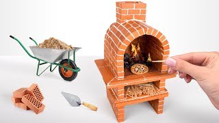 Мини печка для рыбалки своими руками из кирпича