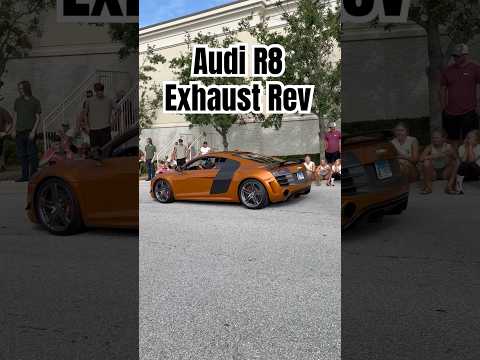 Gen 1 Audi R8 exhaust💨#CarLover #carshow
