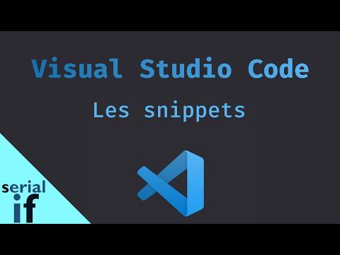 Visual Studio Code - Les snippets