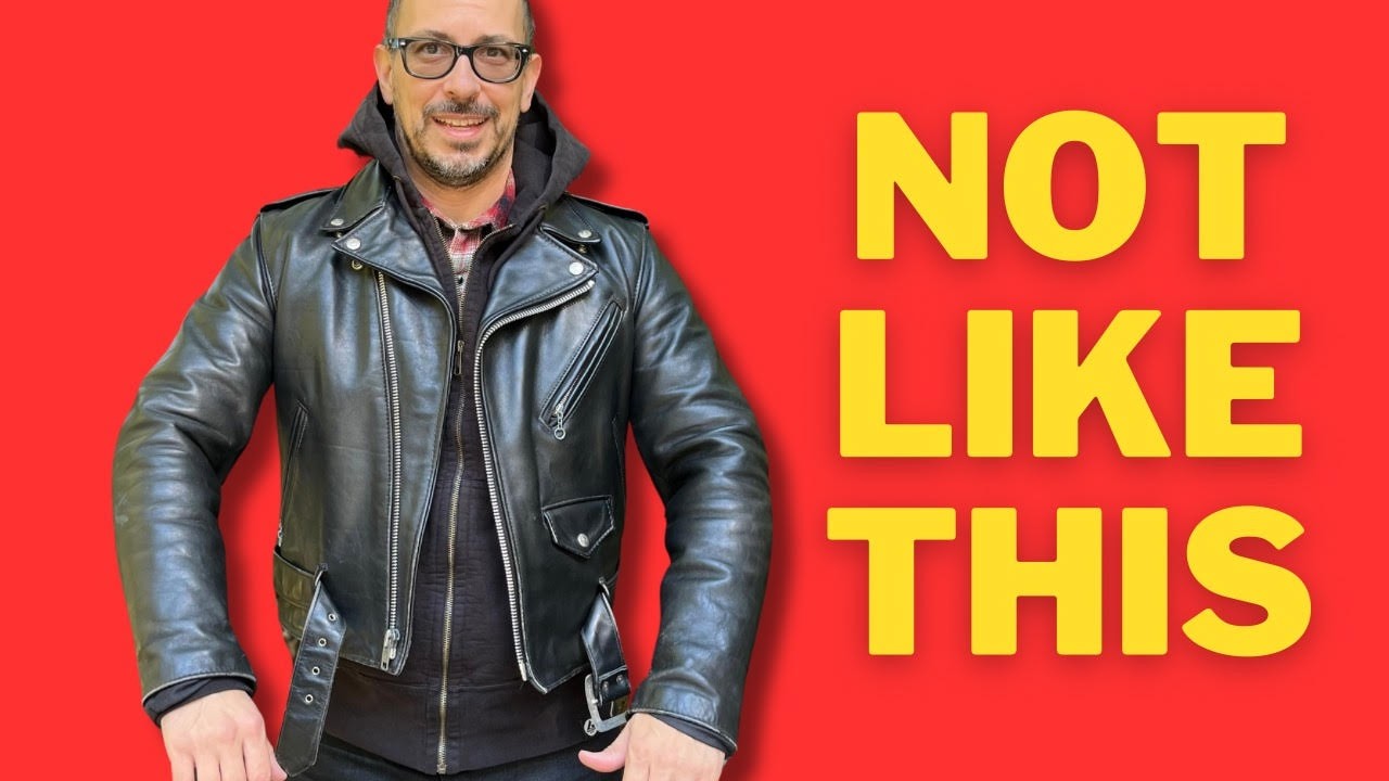 How a Men’s Leather Jacket Should Fit: Trim vs Loose