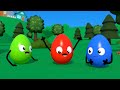 Colored Eggs Crashed Kote Kitty S Car Kote Kitty Eggs Cartoon For Kids