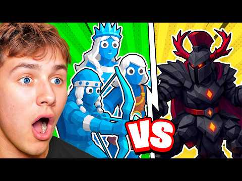 100 ICE WARRIORS vs GODS In TABS