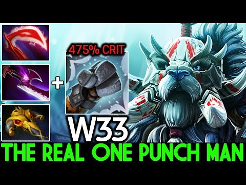 W33 [Tusk] The Real One Punch Man No Mercy 21 Kills Dota 2