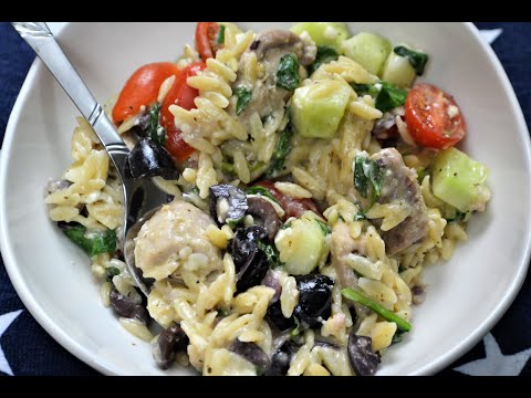 Instant Pot Mini 3qt Mediterranean Chicken and Orzo