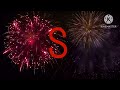 Fireworks Alphabet 2025