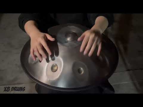 X8 Pro Handpan Vintage Series G Oxalis, Stainless Steel w/ Bag