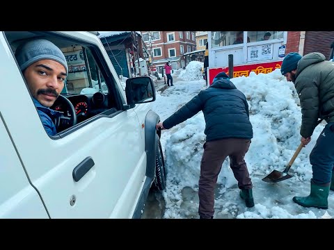 Chandigarh to Manali Pahunchte He Gaadi Snow me Atak Gayi..