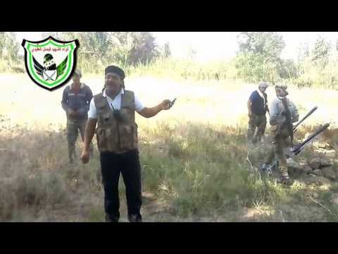 استهداف مطار دير الزور العسكري بالهاون من قبل لواء الشهيد فيصل العكيدي