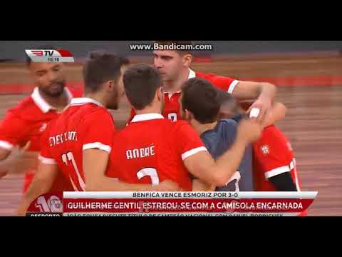 Voleibol, 9ª jornada: SL Benfica 3-0 Esmoriz GC