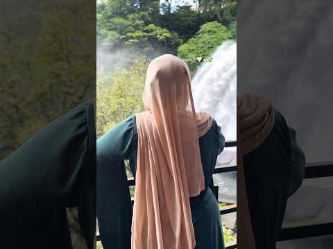 The environment was so peaceful ☮️🍂🤍 #waterfall #srilanka #kandy