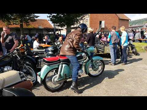 DKW Motorrad Sound // Oldtimer Treffen Ebersbach // Museum Patina