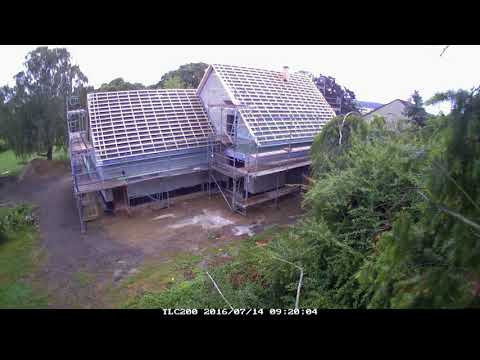Hausbau Timelapse Zeitraffer