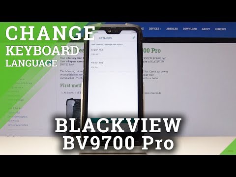 How to Change Keyboard Language in BLACKVIEW BV9700 Pro - Language Settings