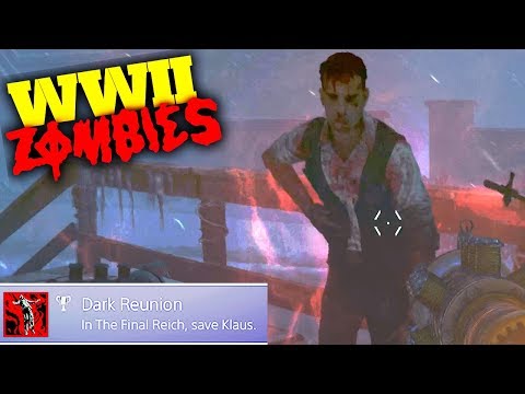 THE FINAL REICH END CUTSCENE!!! HARDCORE BOSS FIGHT! SAVE KLAUS!! CALL OF DUTY WW2 ZOMBIES!