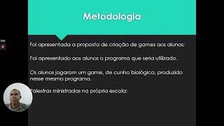 Biologia No Ensino Médio: Uma Proposta De Ensino Por Meio Da Produção De Games