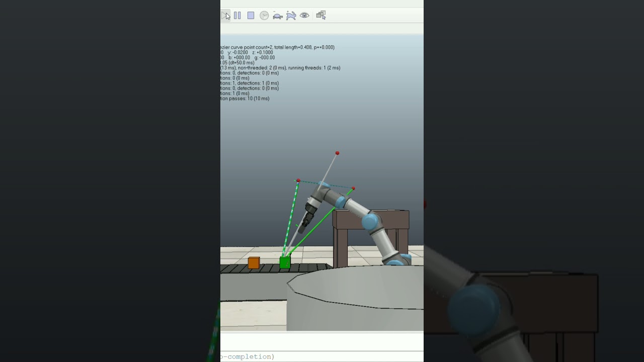 6DOF pick and place using coppeliasim and lua