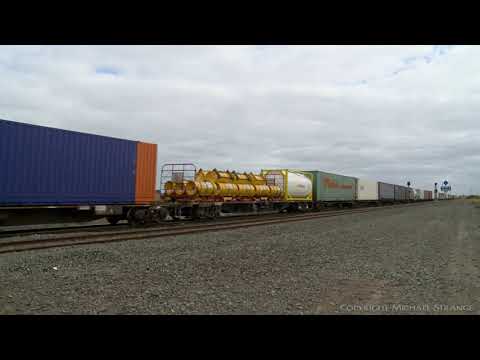 5AM5 Pacific National Container Train (16/4/2021) - PoathTV Australian Railways