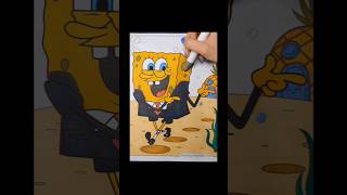 Satisfying Coloring Page - President SpongeBob