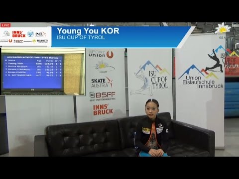 2016 Cup of Tyrol  - Advanced Novice Girls Group 5 Free Skating