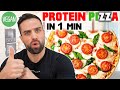 1 Minute Protein Pizza | Lecker & Top Nährwerte (23g Protein)