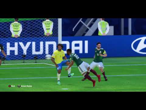 FIFA 18 Neymar Skill + Cross =  Fantastic goal