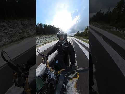 Granite Pass 44 degrees and a little snow in June.