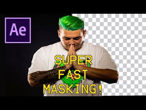 SUPER FAST WAY TO MASK | After Effects Tutorial (Rotoscoping)