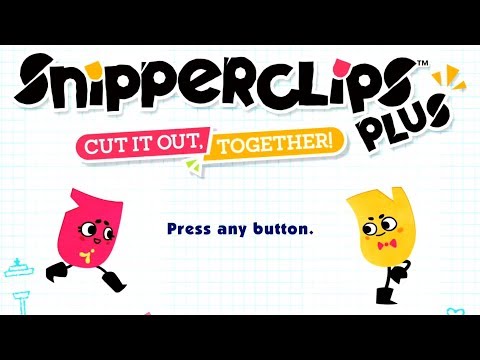 SNIPPERCLIPS & SNIPPERCLIPS PLUS ~ FULL GAME COMPLETE WALKTHROUGH GAMEPLAY ~ SINGLE PLAYER ~ NO COMM