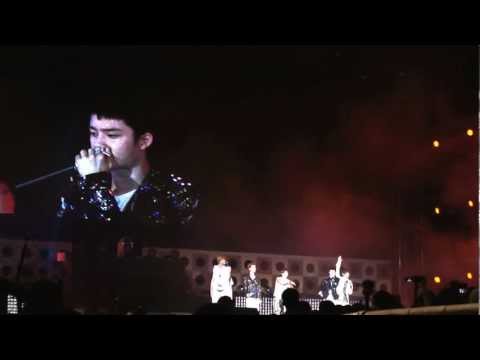120712 EXO-K Chanyeol & D.O Rap in Yeosu Expo