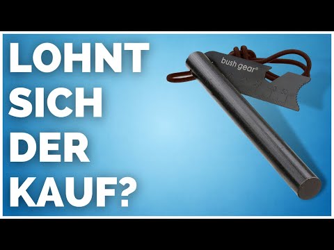 BUSHGEAR Black Steels XXL ► Feuerstahl im Test ► [KURZ & KOMPAKT] zusammengefasst