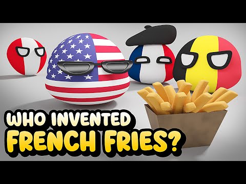 WHO INVENTED FRENCH FRIES? | Countryballs Animation
