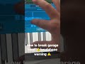 How To Break Garage Band