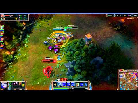 League Of Legends PVP 5v5 Summoners rift - Ashe 10/1