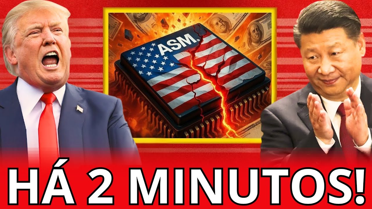 Trump SURTA enquanto a China DESLIGA ASML e TSMC | Ações continuam despencando