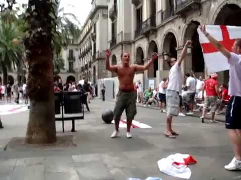 Andorra-England 2008  Ten German Bombers In The Air... Barcelona