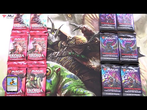 MTG Ikoria Vs D&D Pack Battle - SPICY PULLS!
