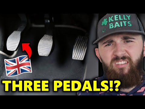 AMERICAN Reacts to Why do Brits Drive MANUAL Cars?? *what's a clutch?*