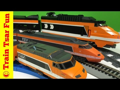 TGV Trains - LEGO, HO Scale, and TOMY Train Collection