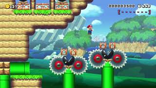 Super Warp World 3-1 Spring in My Steppe any% RTA speedrun route