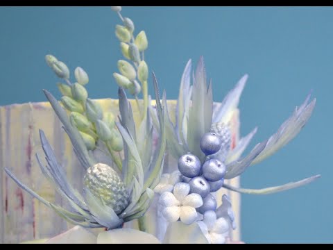 Sea Holly Berries Buds in Sugar